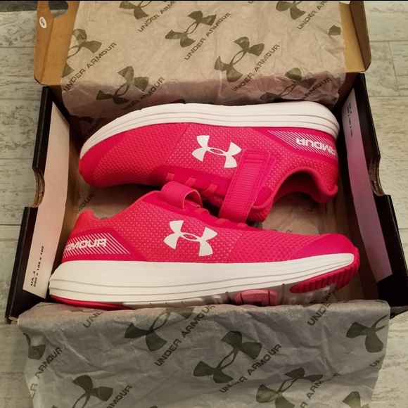 Under Armour Surge girls Hot Pink sneakers - Picture 7 of 7